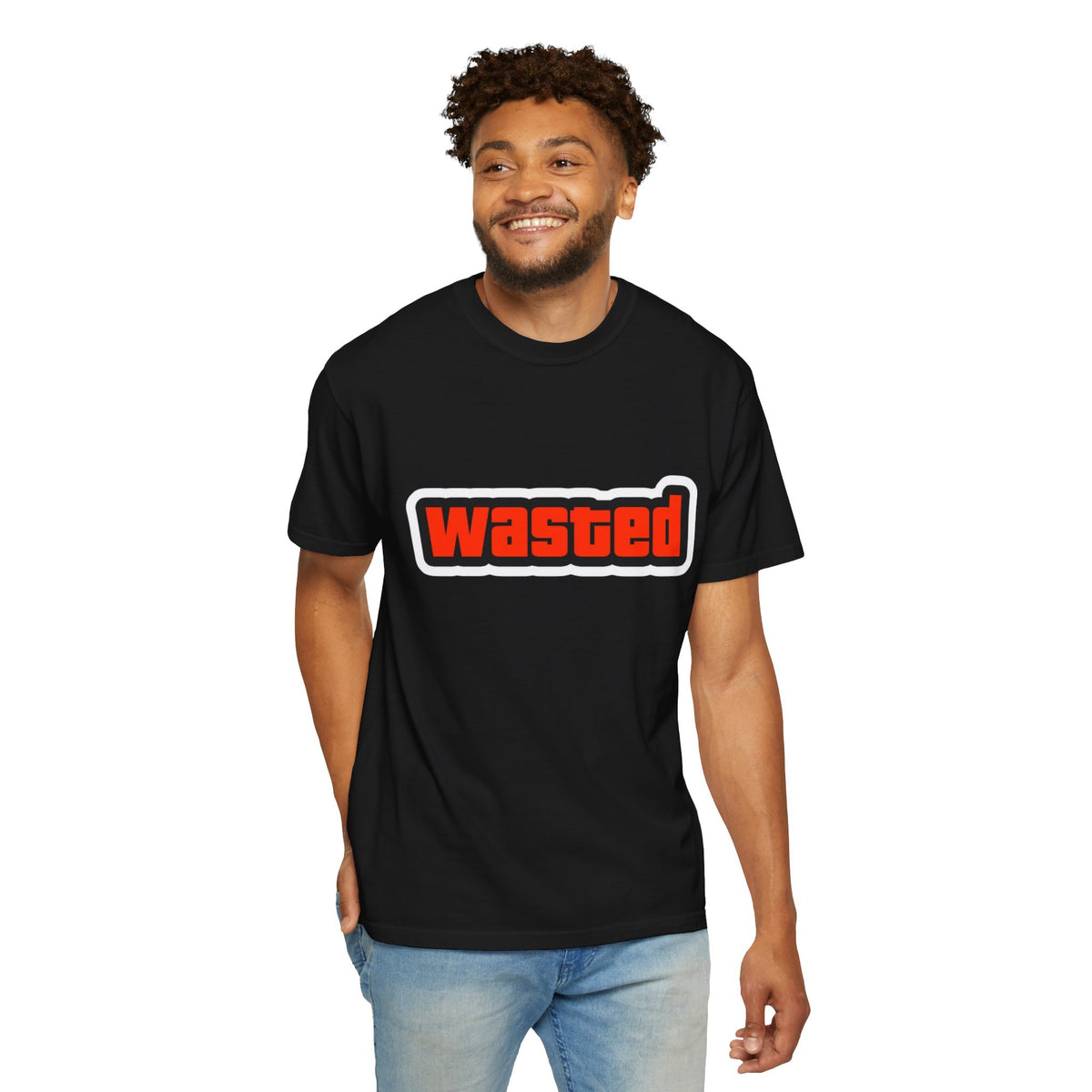 Wasted Graphic T-Shirt — Retro Video Game Style Tee