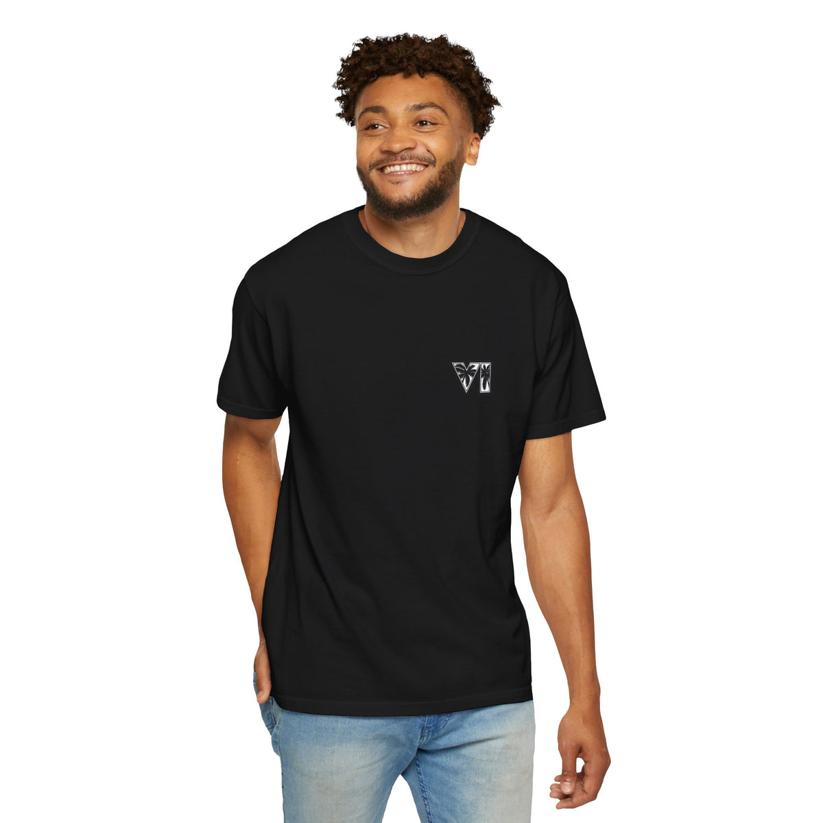 VI Action Graphic T-Shirt — Retro Movie Poster Design